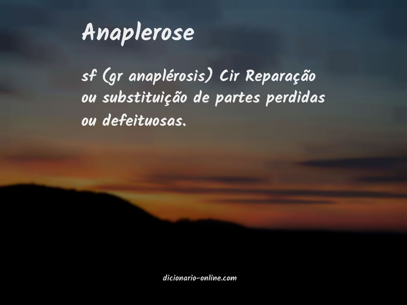 Significado de anaplerose