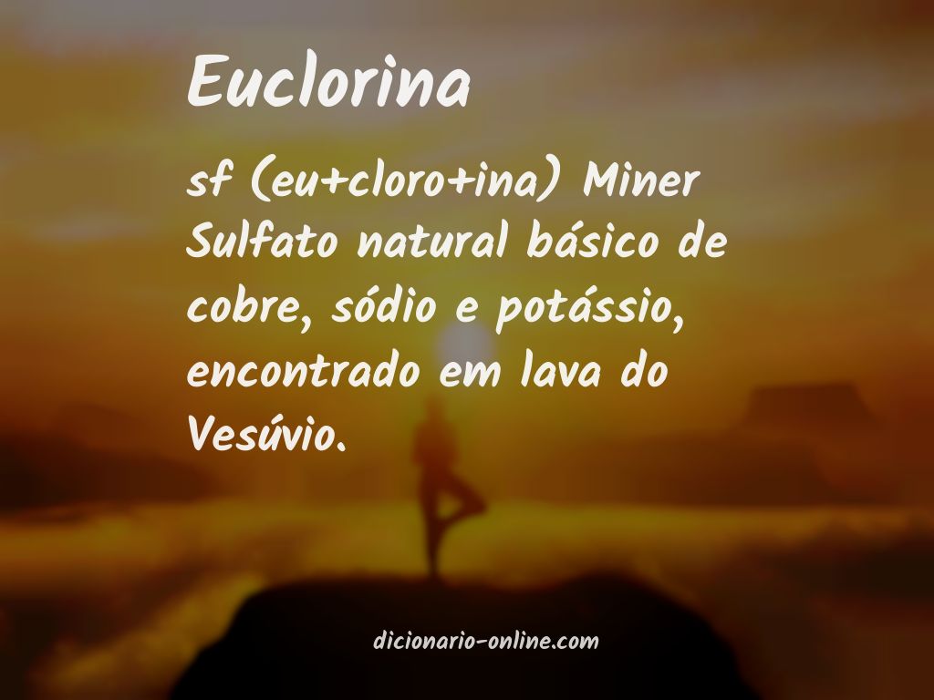 Significado de euclorina