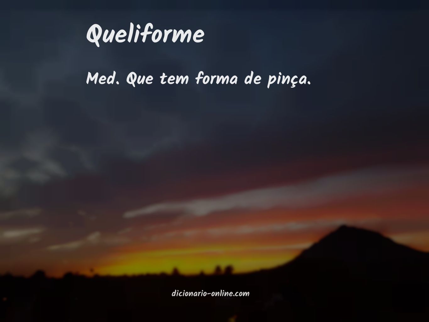 Significado de queliforme