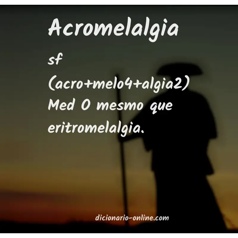 Significado de acromelalgia