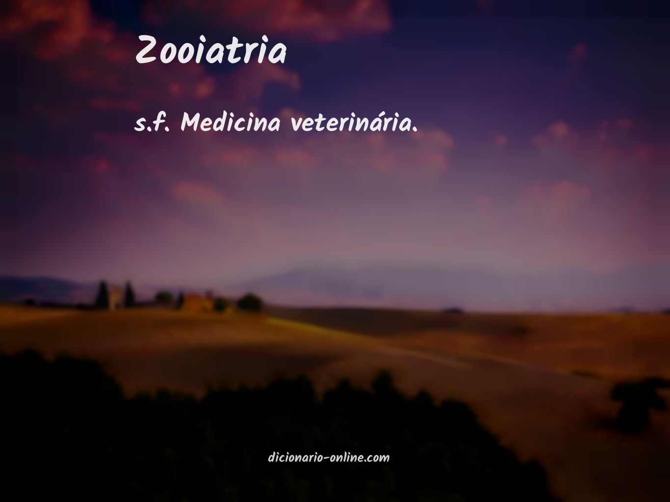 Significado de zooiatria