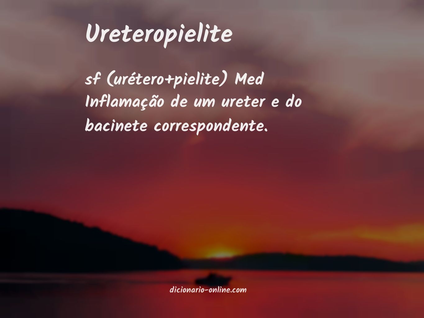 Significado de ureteropielite