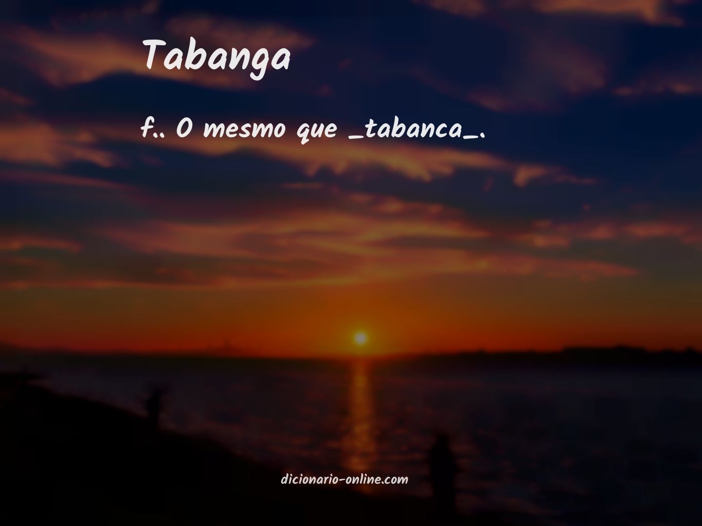 Significado de tabanga