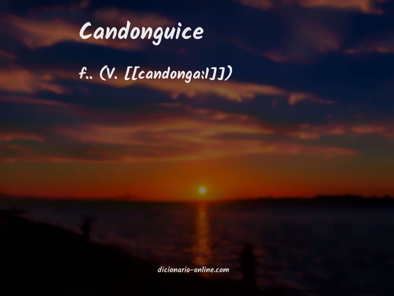 Significado de candonguice