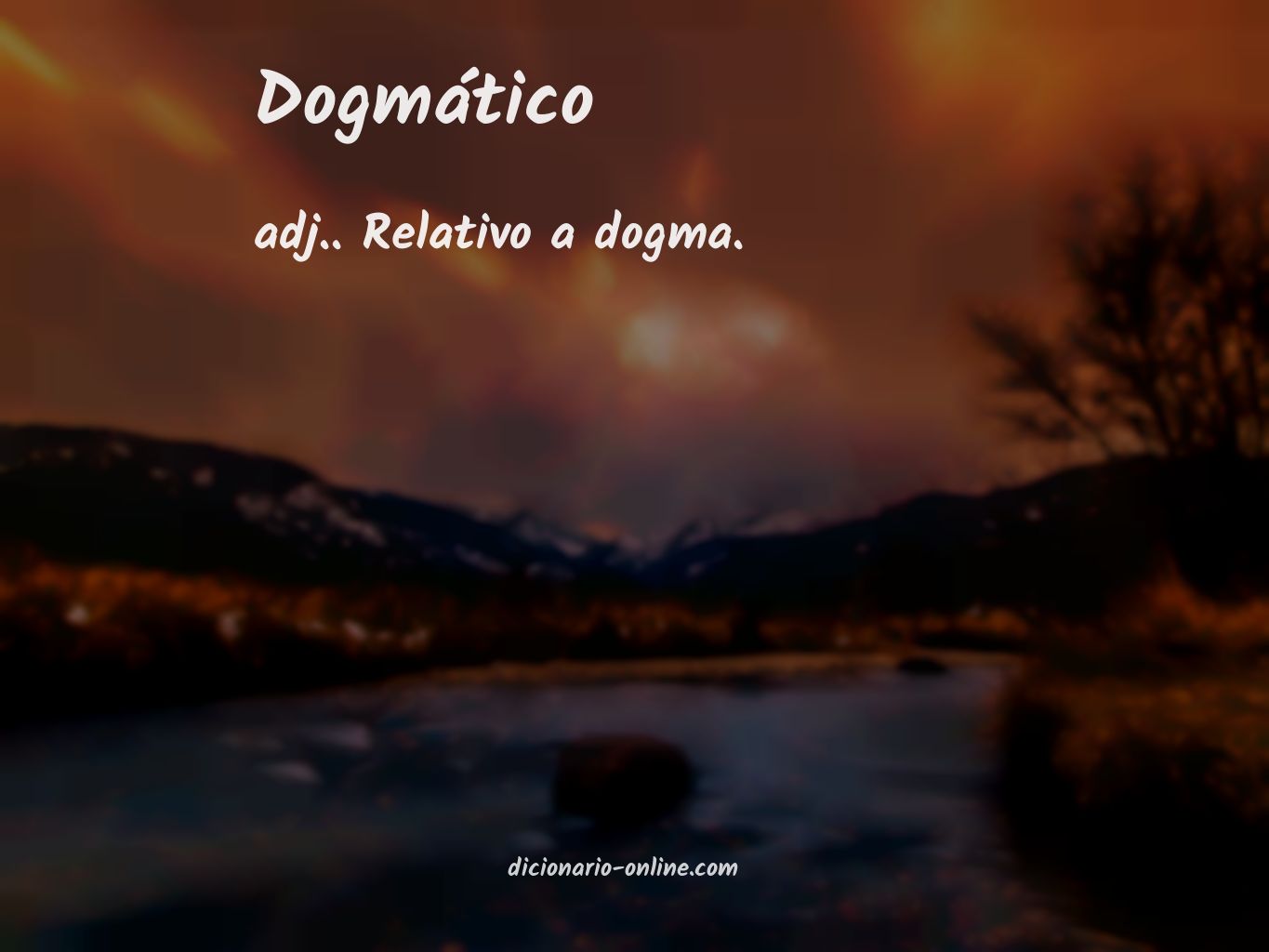 Significado de dogmático