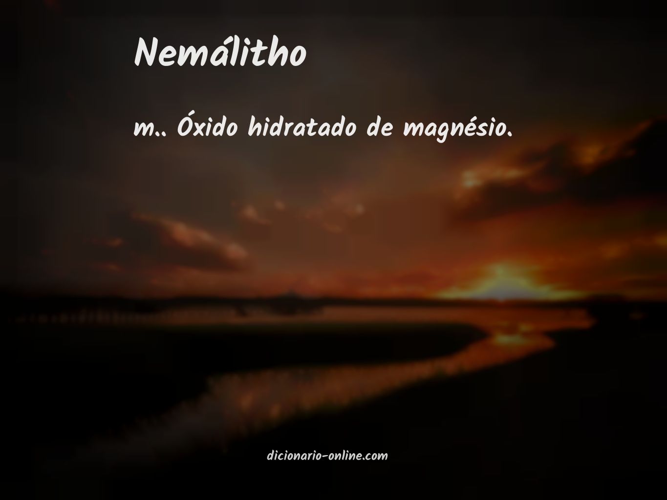 Significado de nemálitho