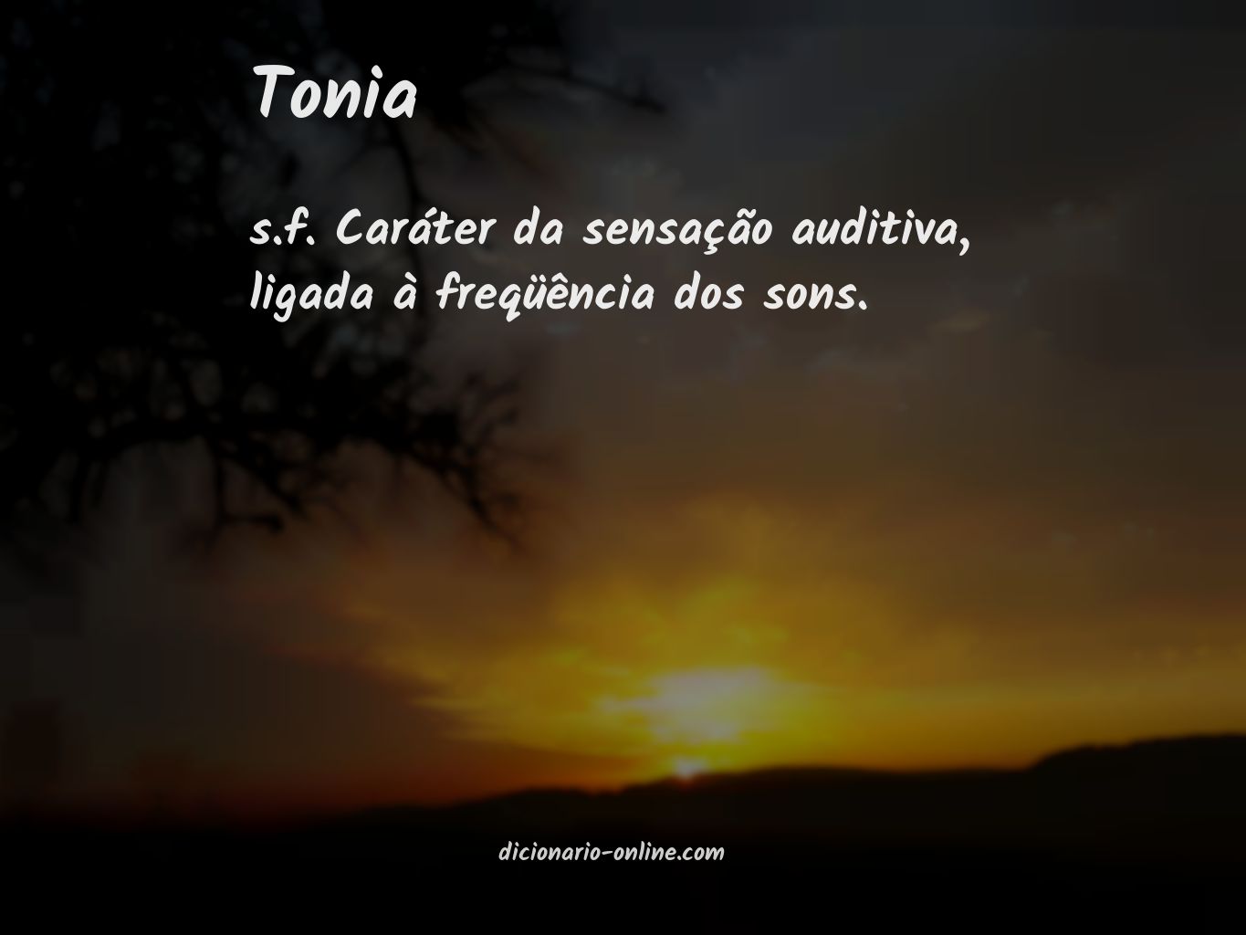 Significado de tonia