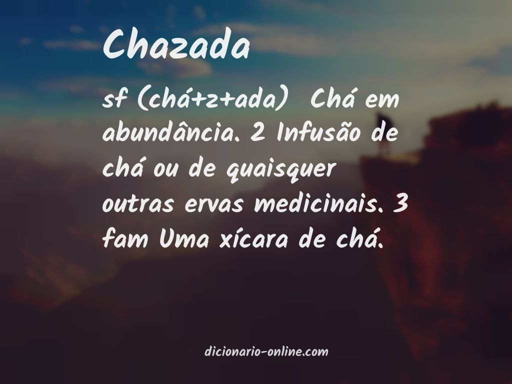 Significado de chazada