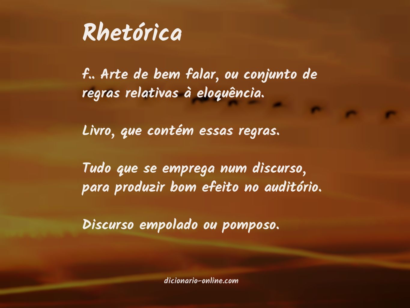 Significado de rhetórica