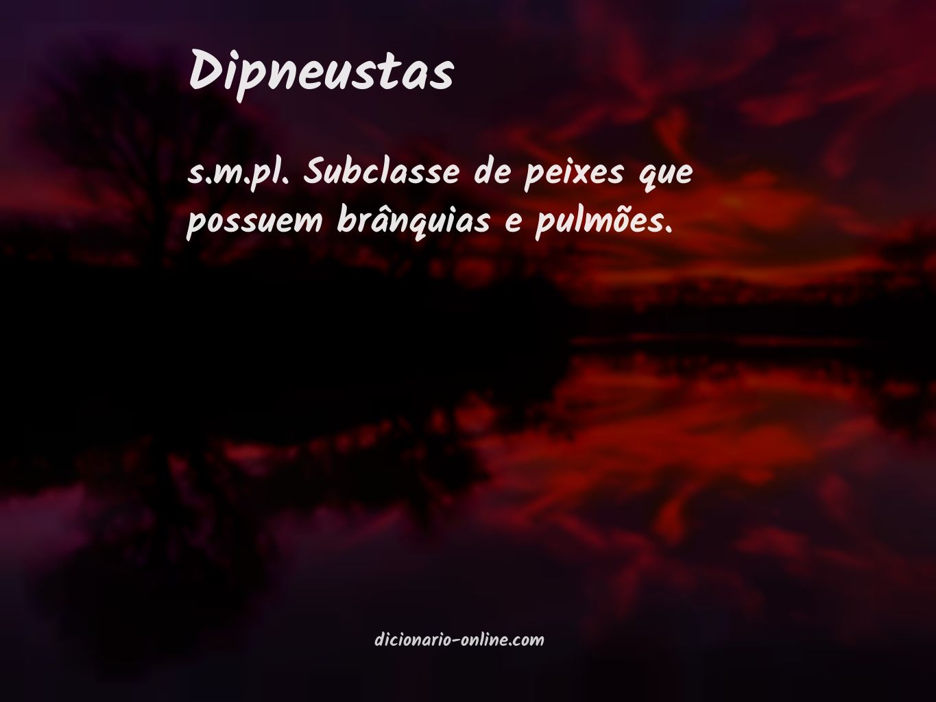 Significado de dipneustas