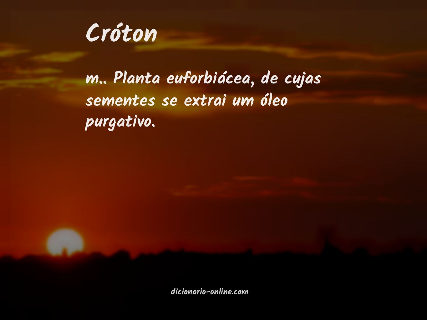 Significado de cróton