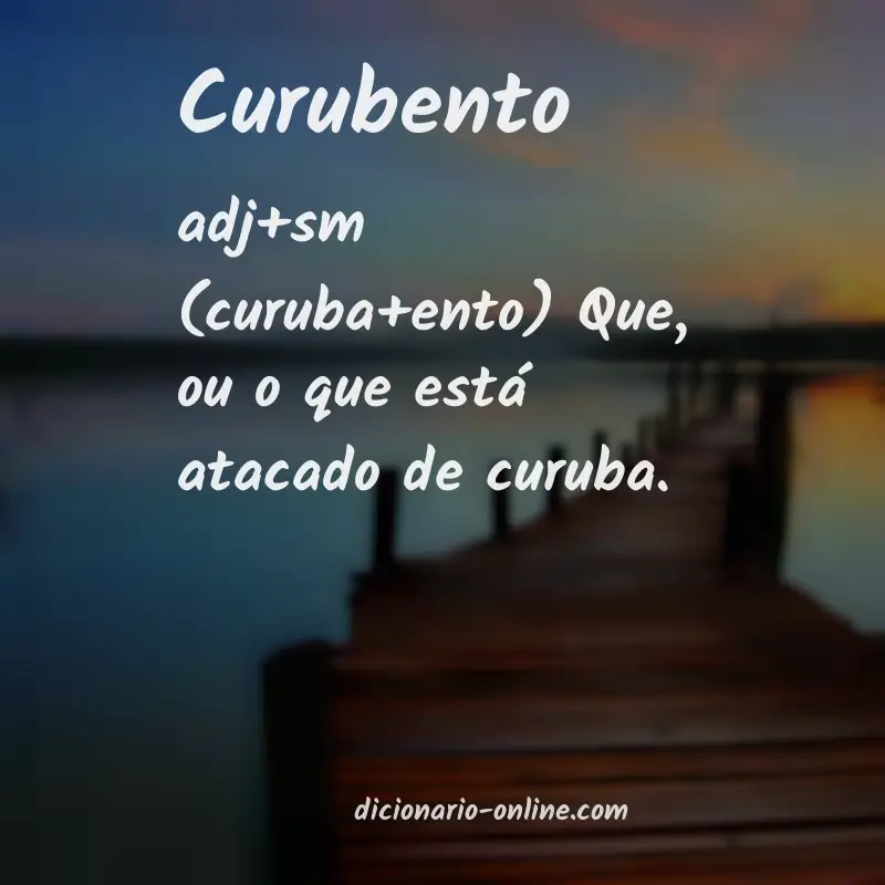 Significado de curubento