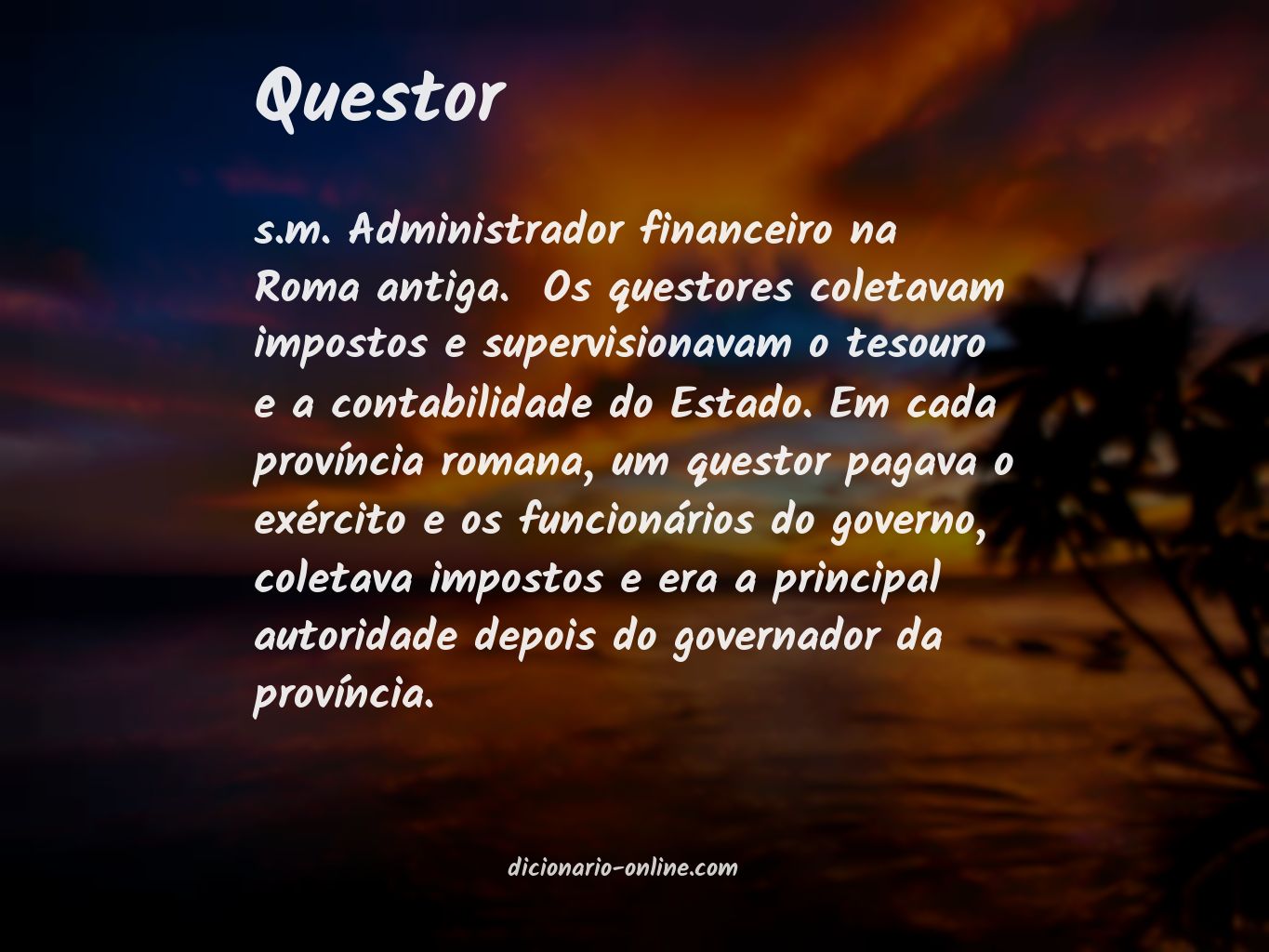 Significado de questor