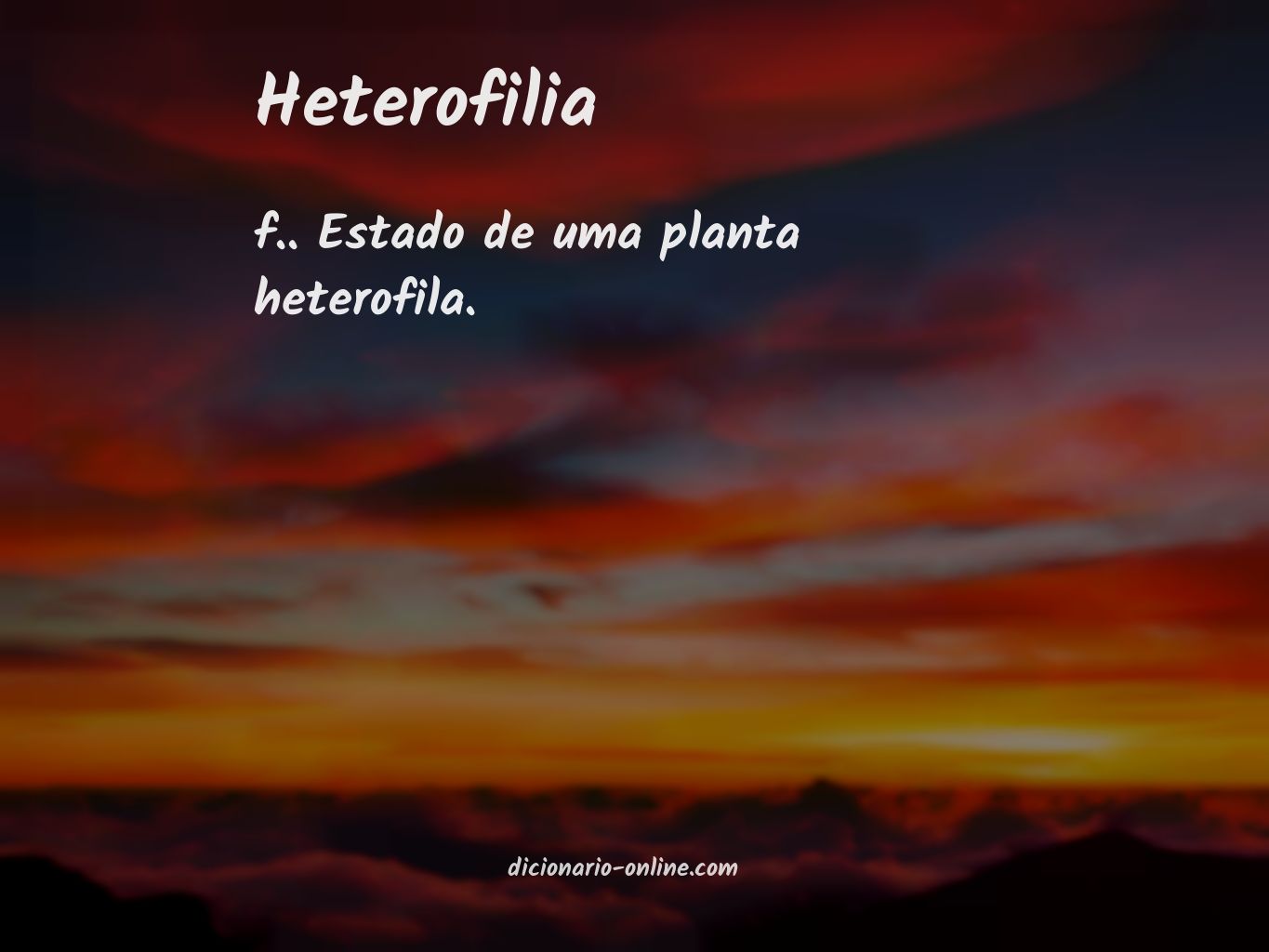 Significado de heterofilia