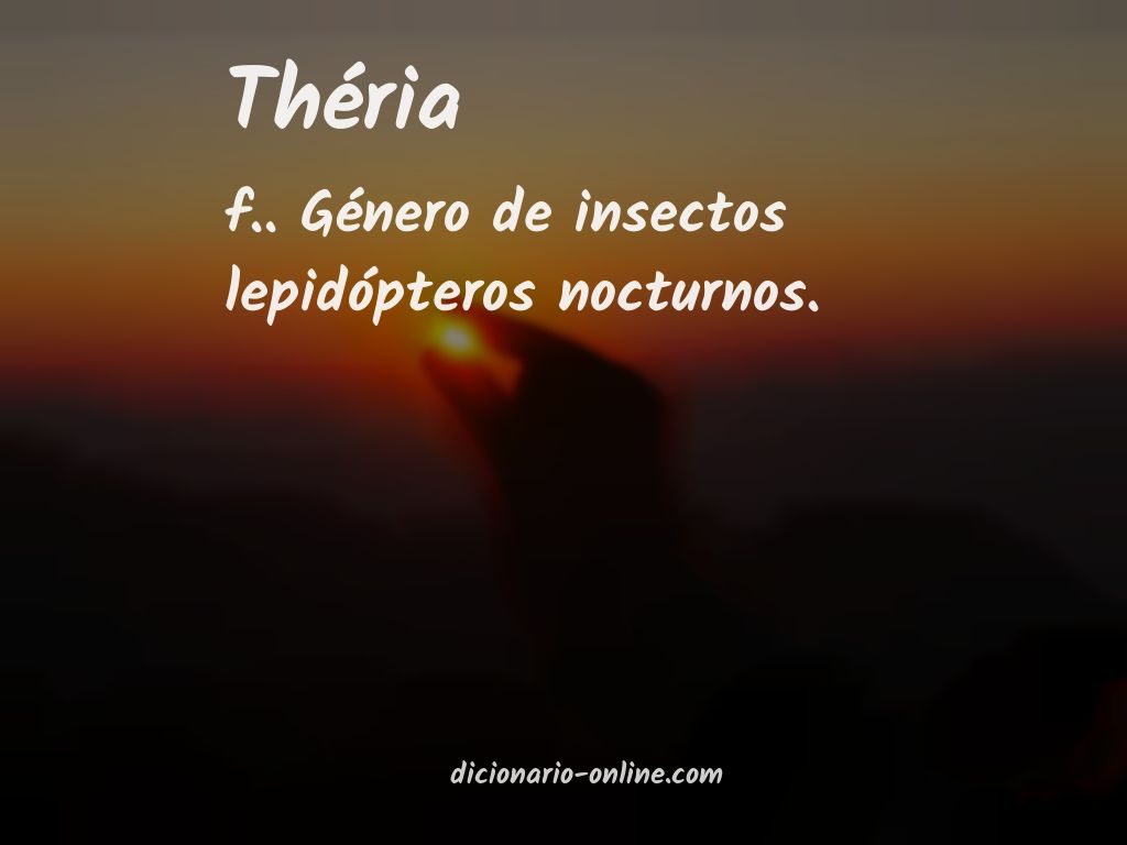 Significado de théria