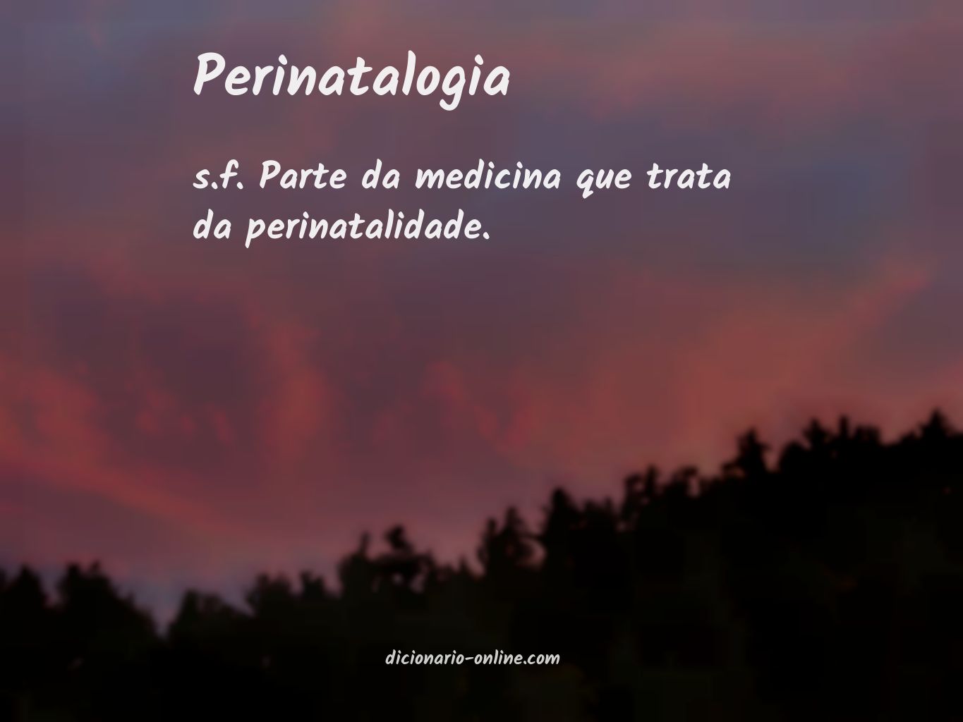 Significado de perinatalogia