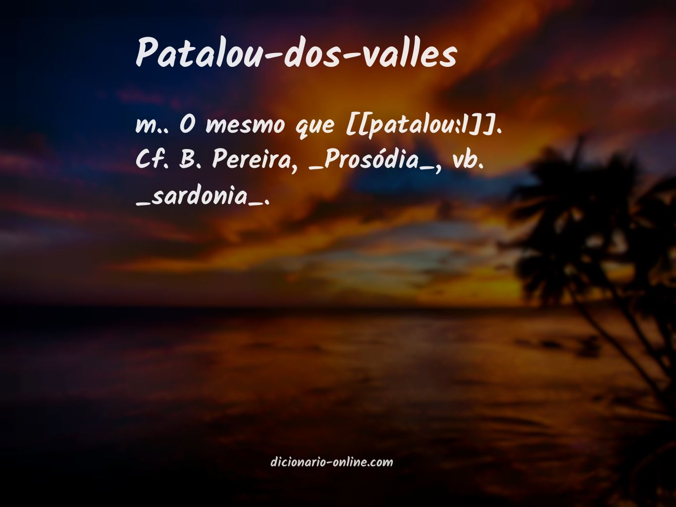 Significado de patalou-dos-valles