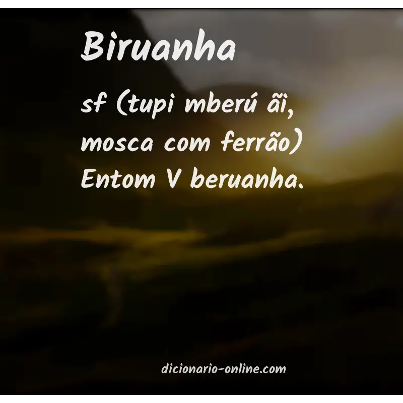 Significado de biruanha