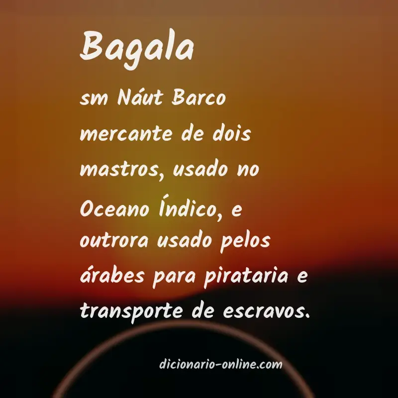 Significado de bagala