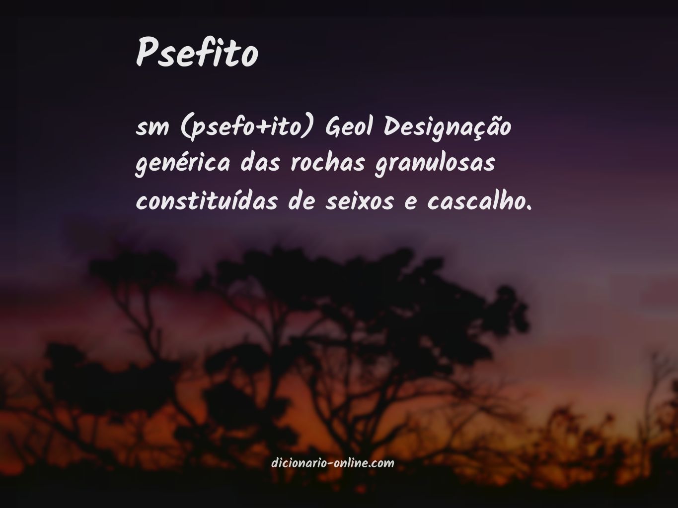 Significado de psefito