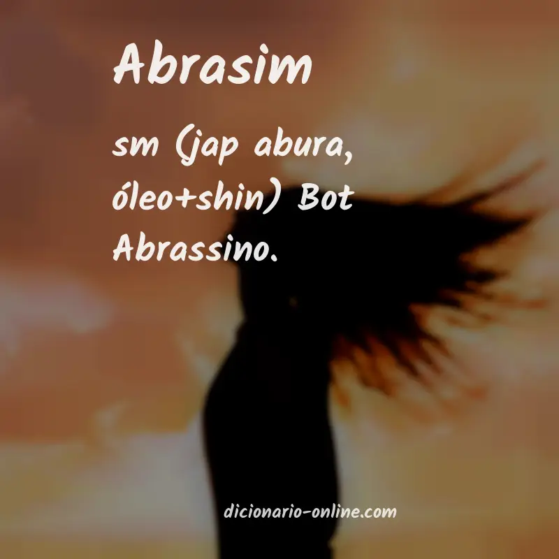 Significado de abrasim