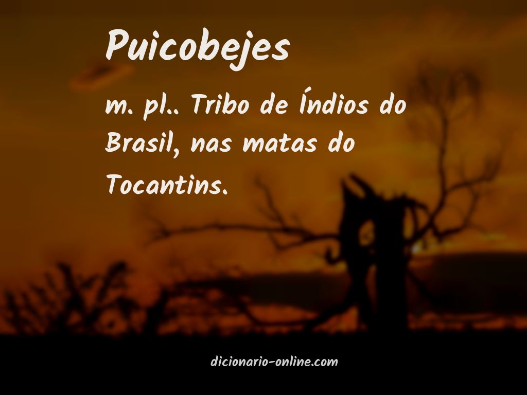 Significado de puicobejes