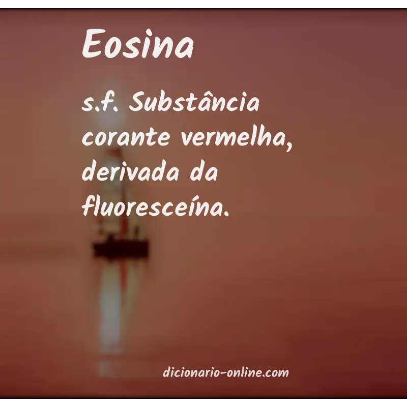 Significado de eosina