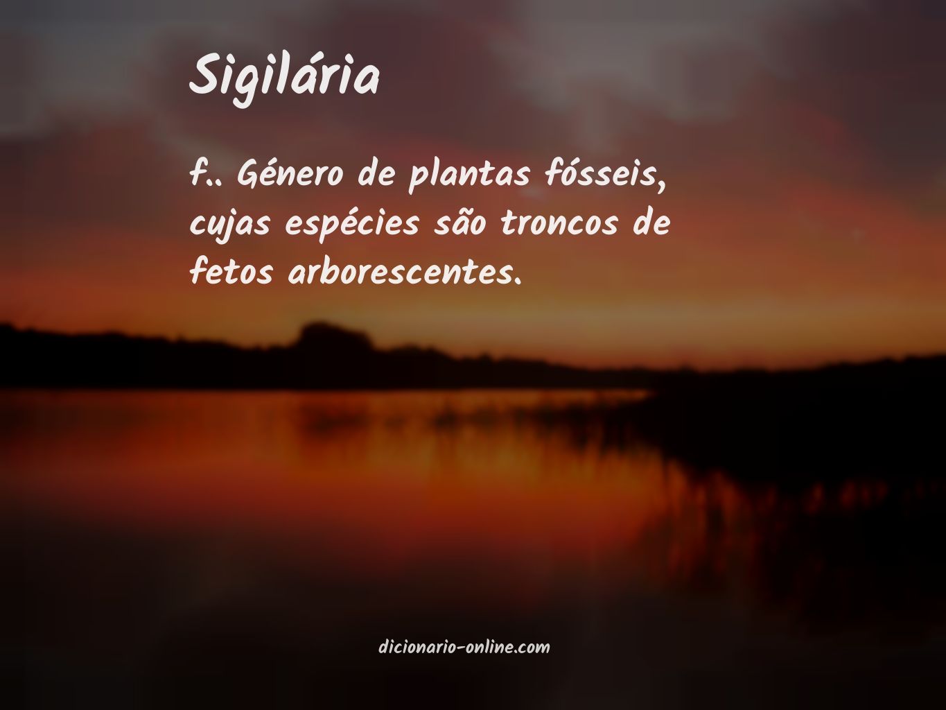 Significado de sigilária