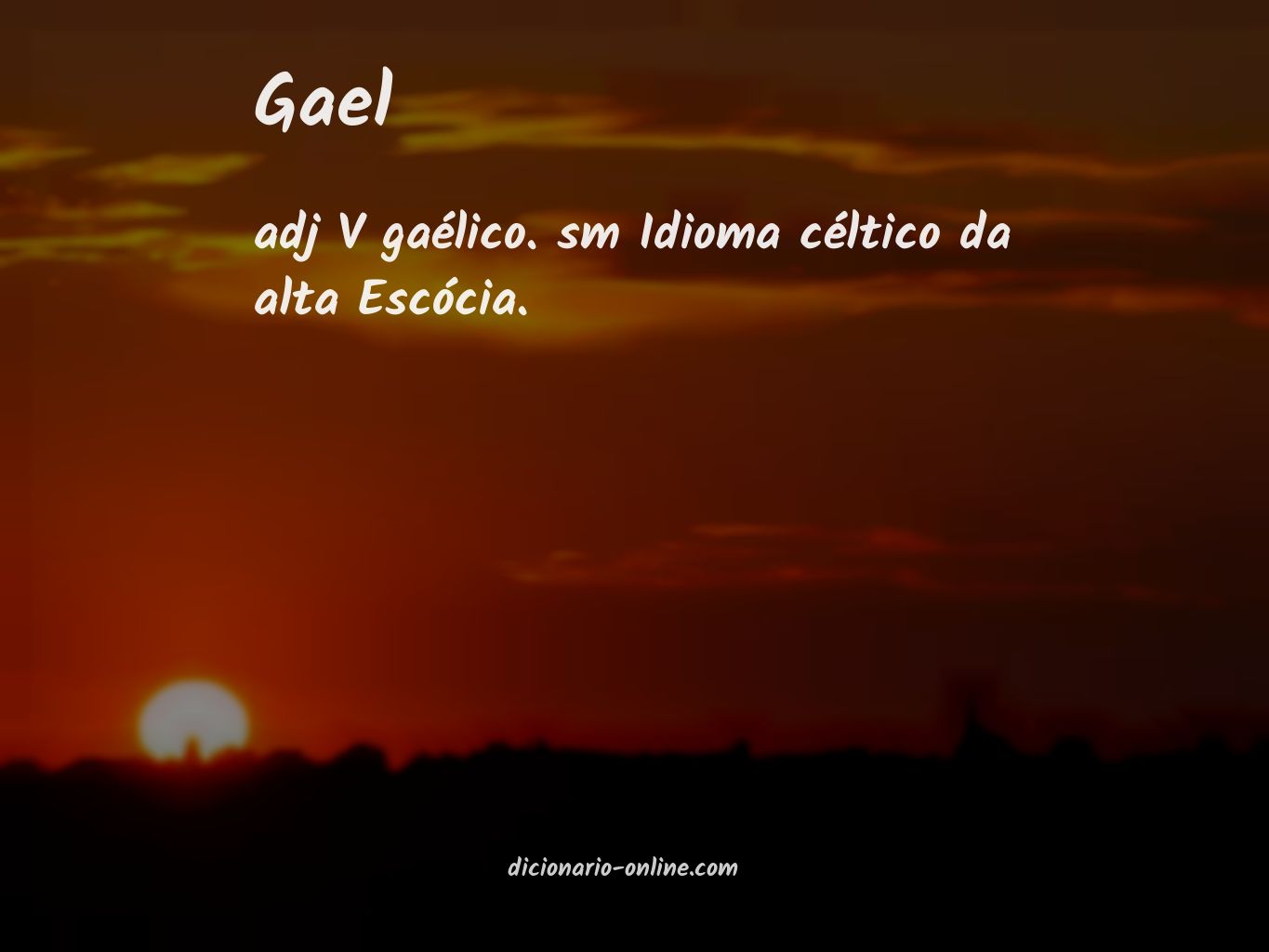 Significado de gael