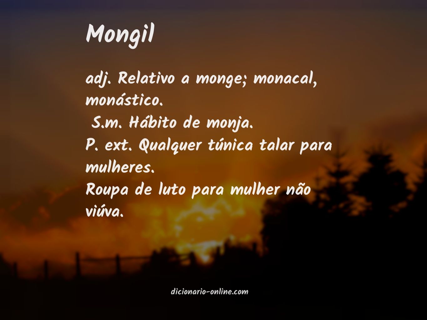 Significado de mongil