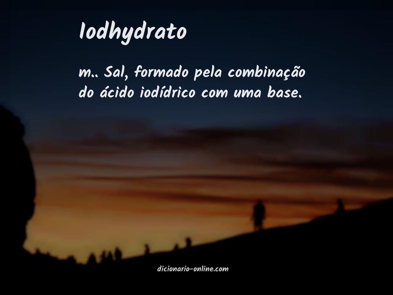 Significado de iodhydrato