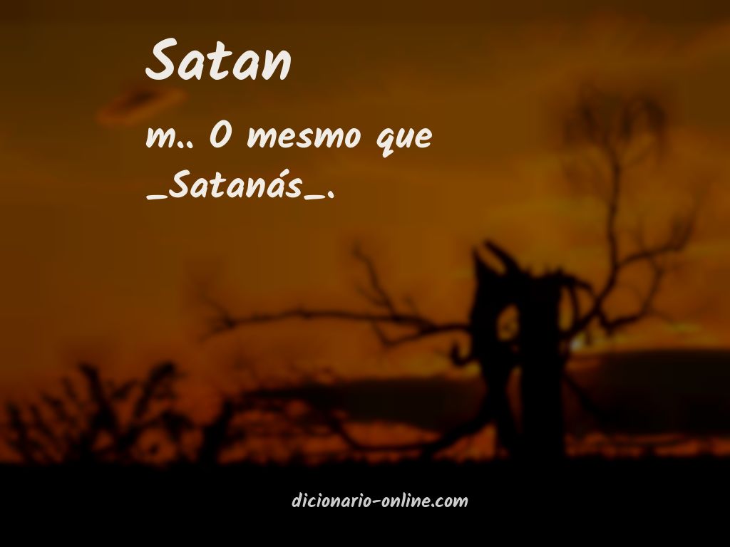 Significado de satan