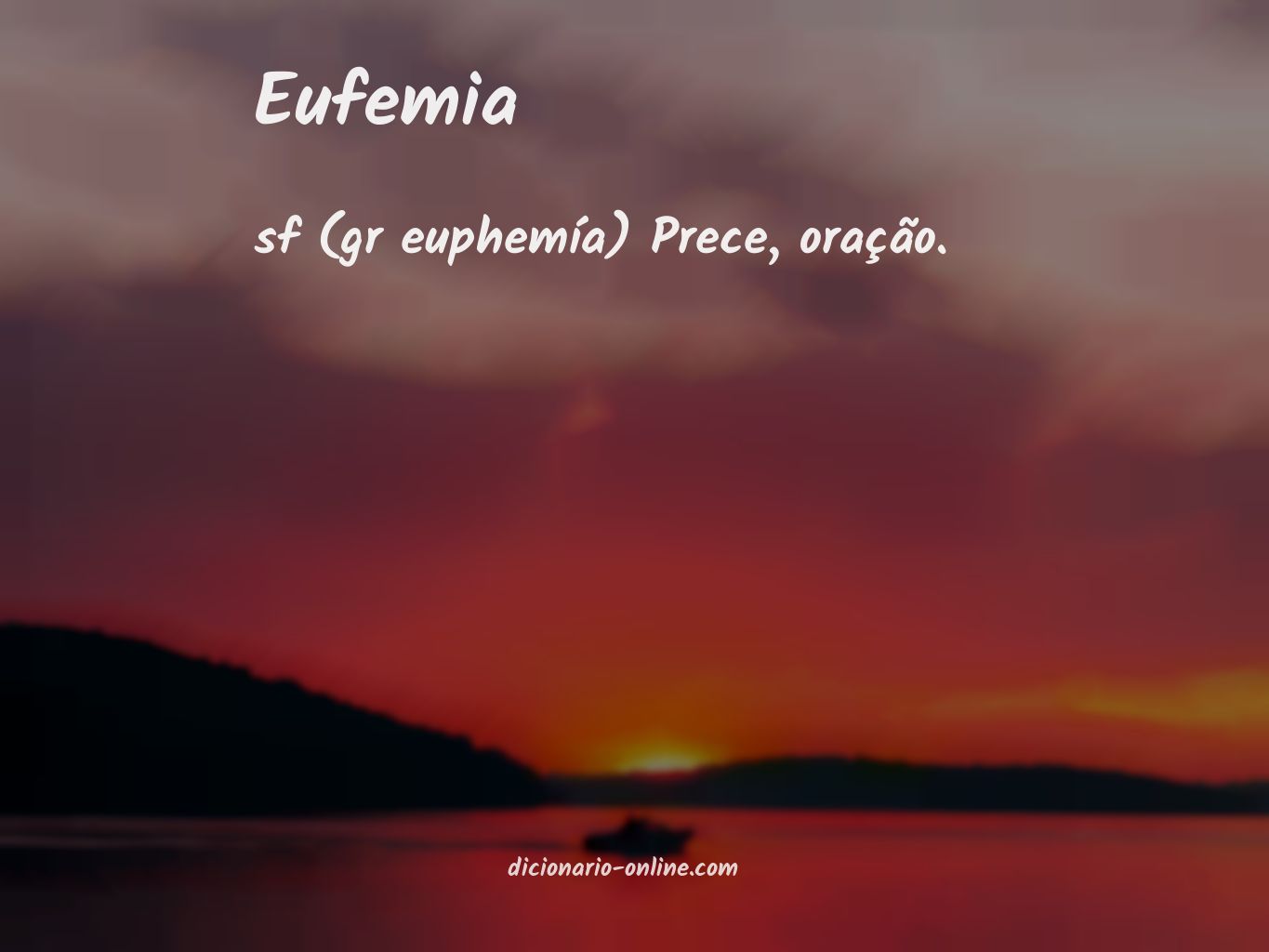 Significado de eufemia