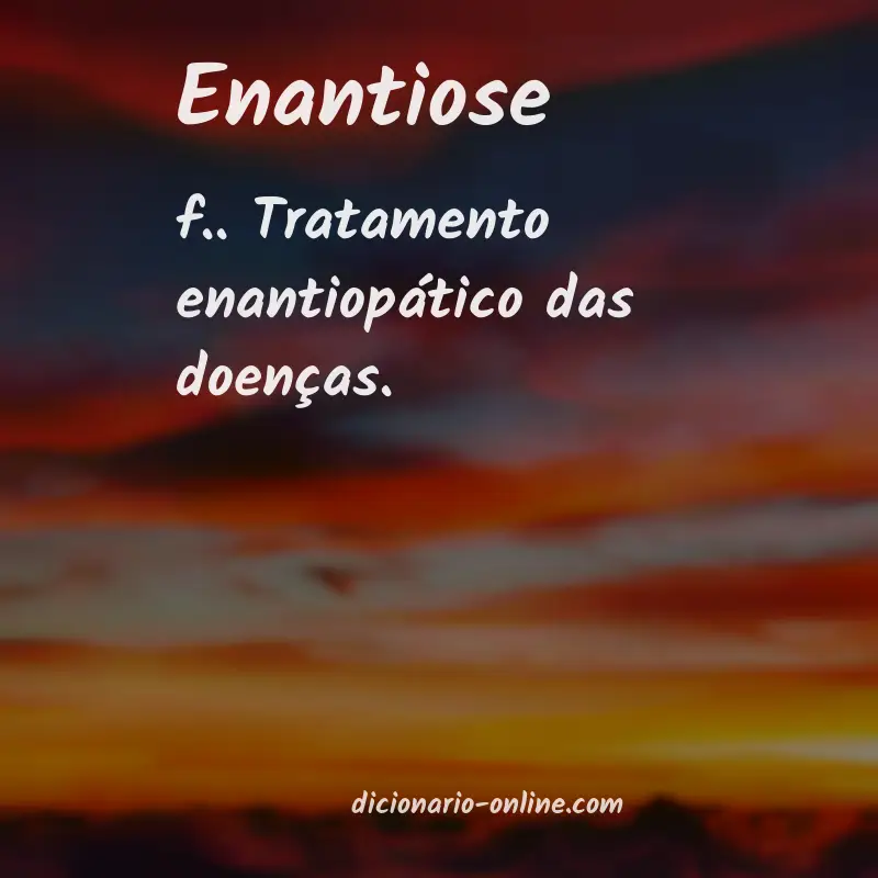 Significado de enantiose