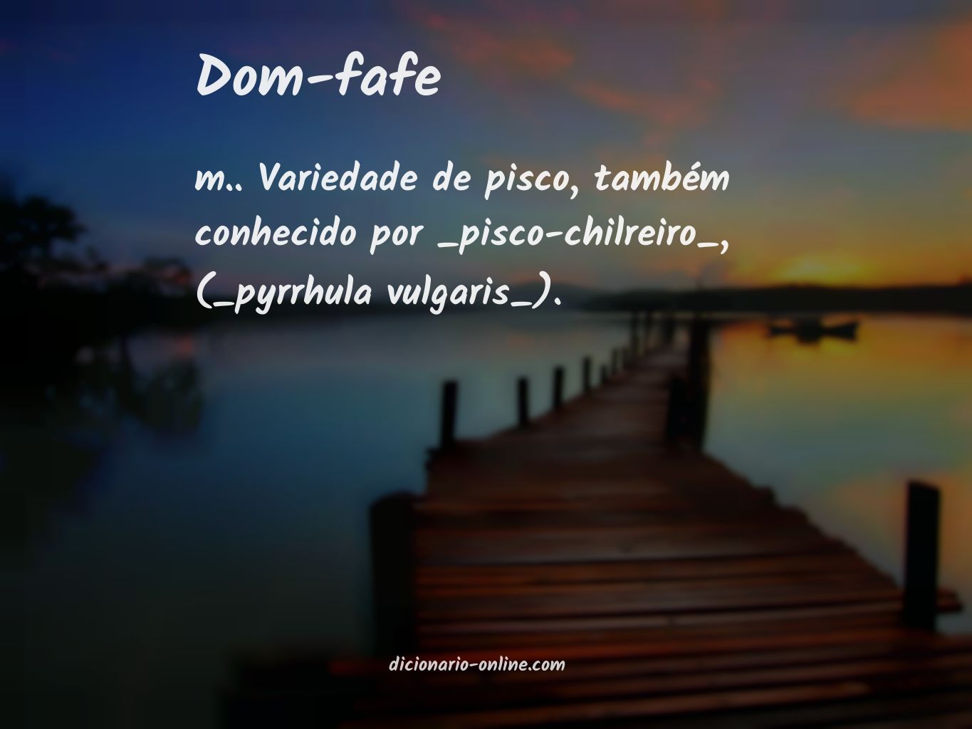 Significado de dom-fafe