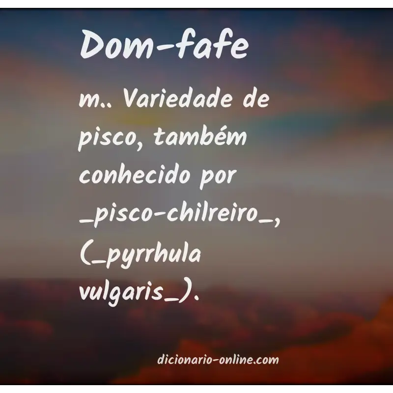 Significado de dom-fafe