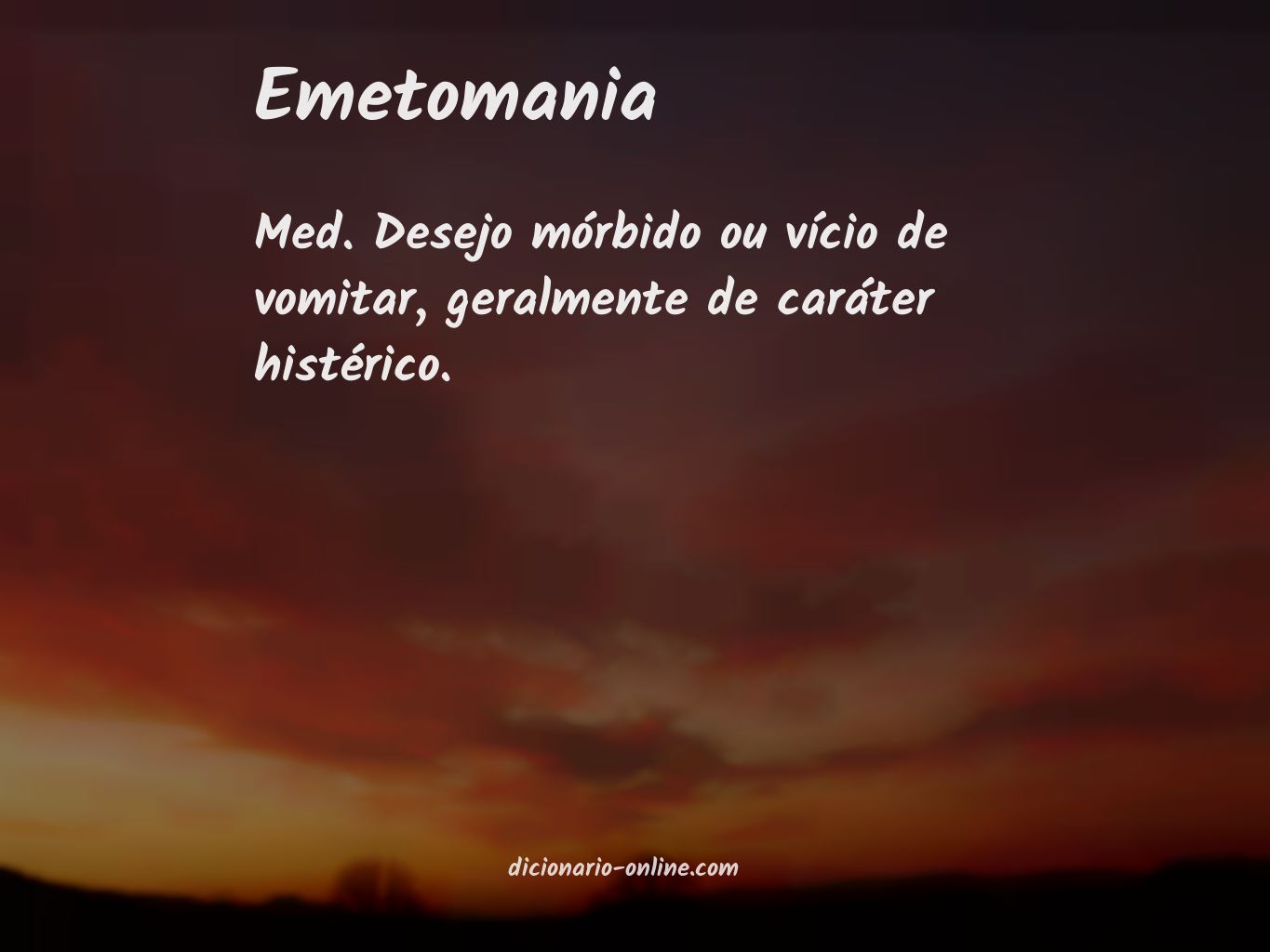 Significado de emetomania