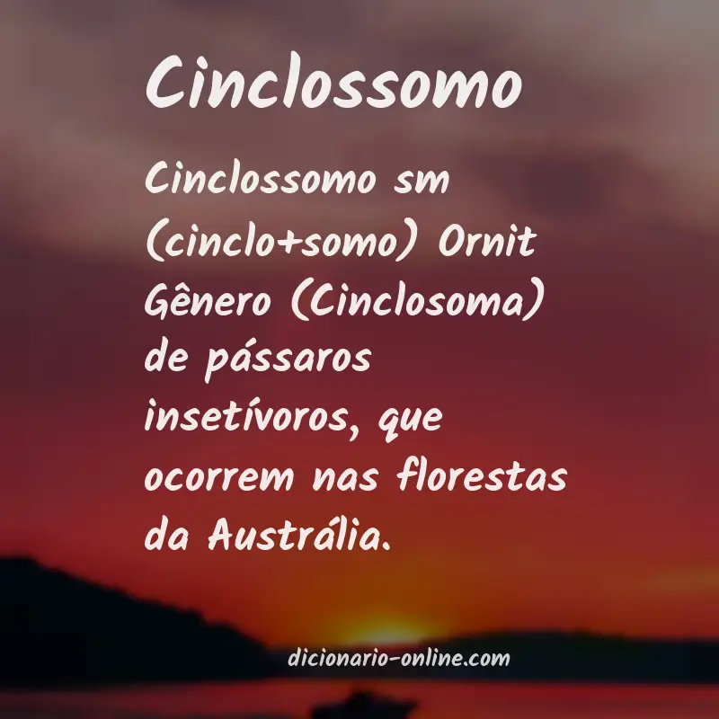 Significado de cinclossomo