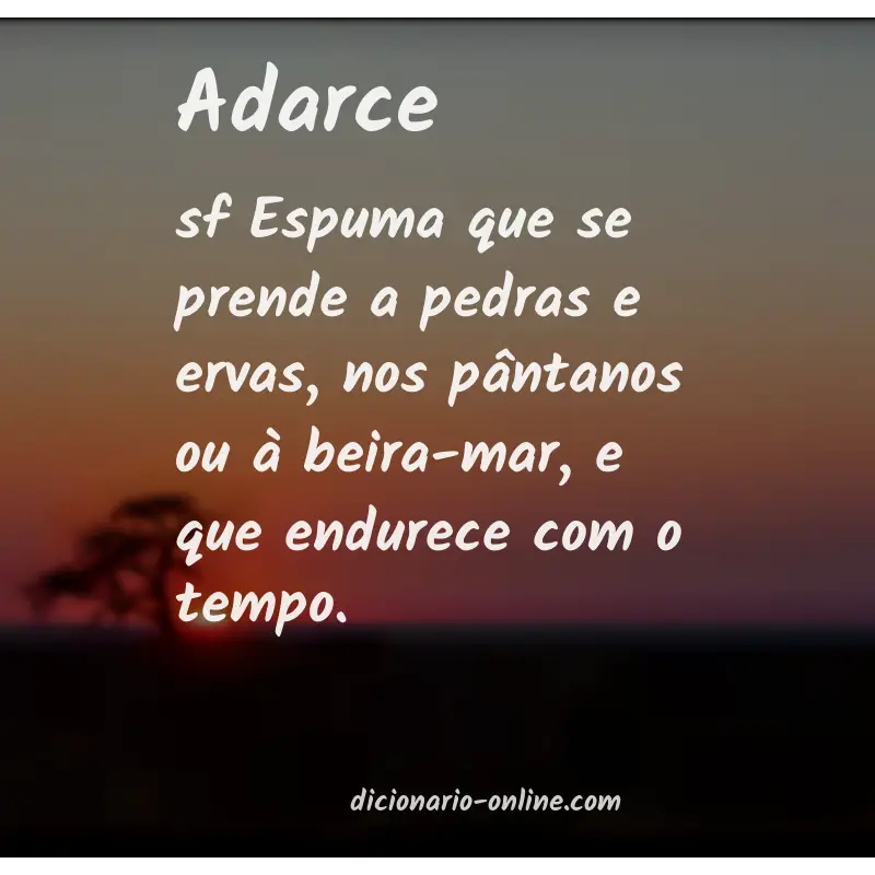 Significado de adarce