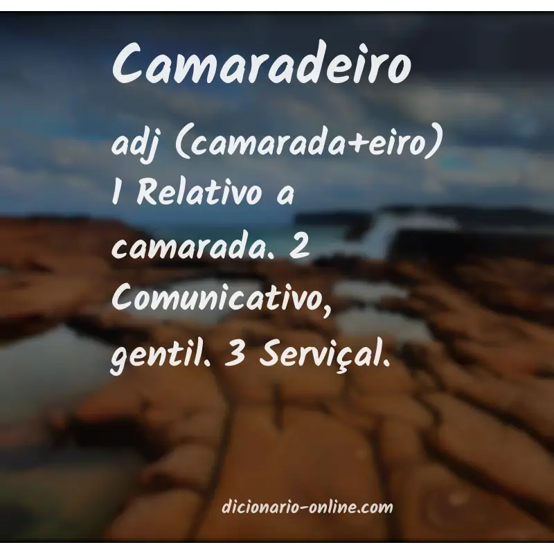 Significado de camaradeiro