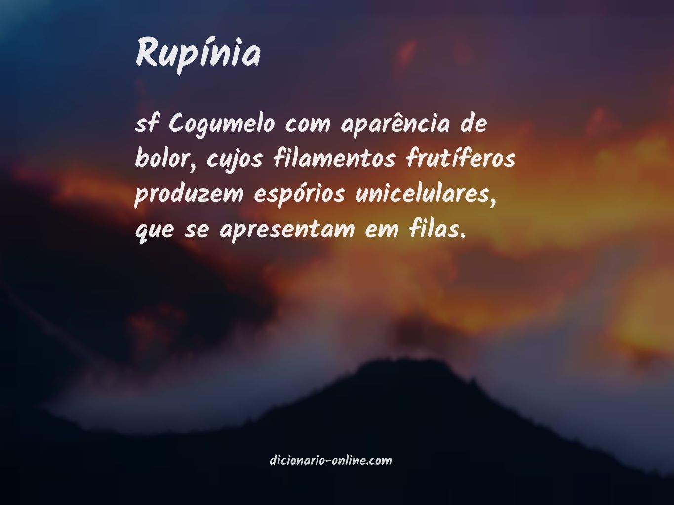 Significado de rupínia