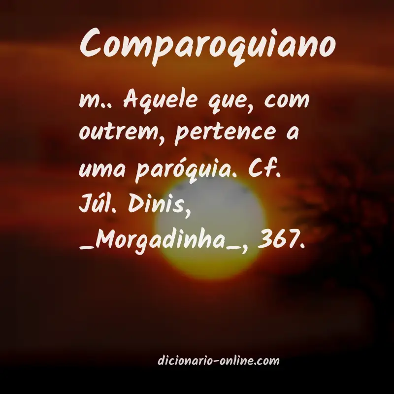 Significado de comparoquiano