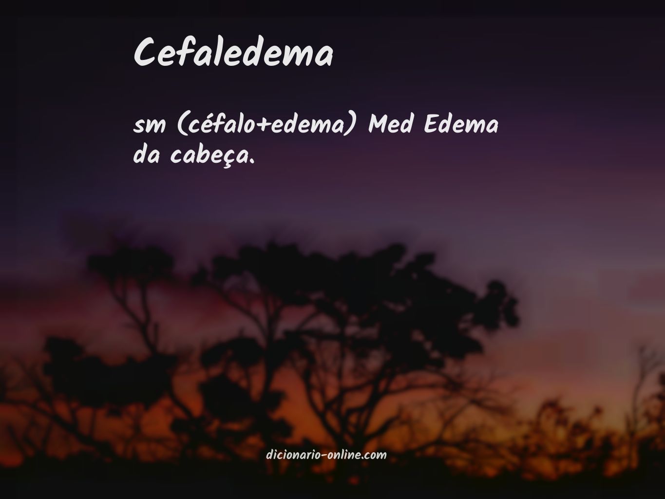 Significado de cefaledema