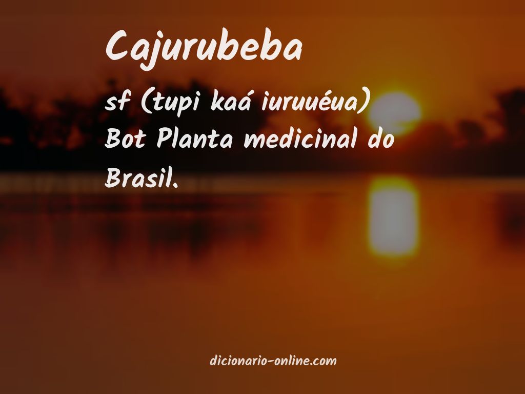 Significado de cajurubeba