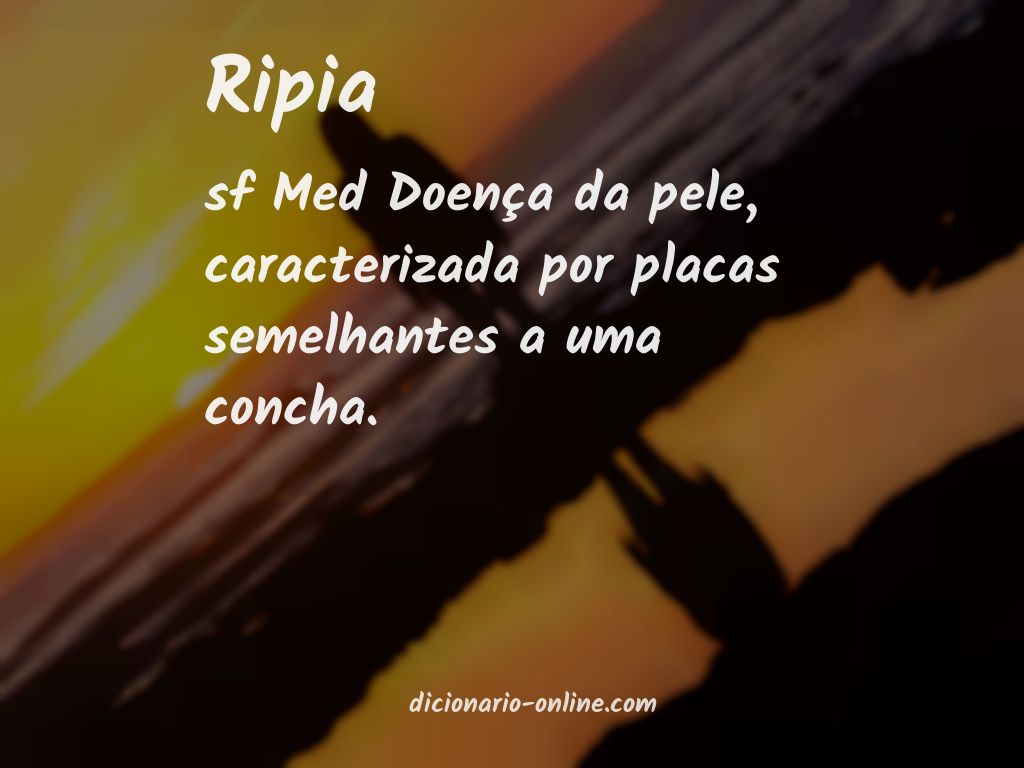 Significado de ripia