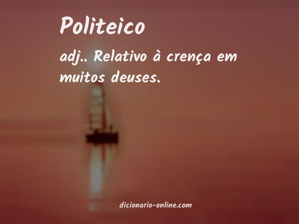 Significado de politeico