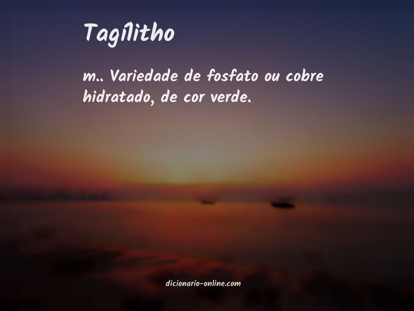 Significado de tagílitho