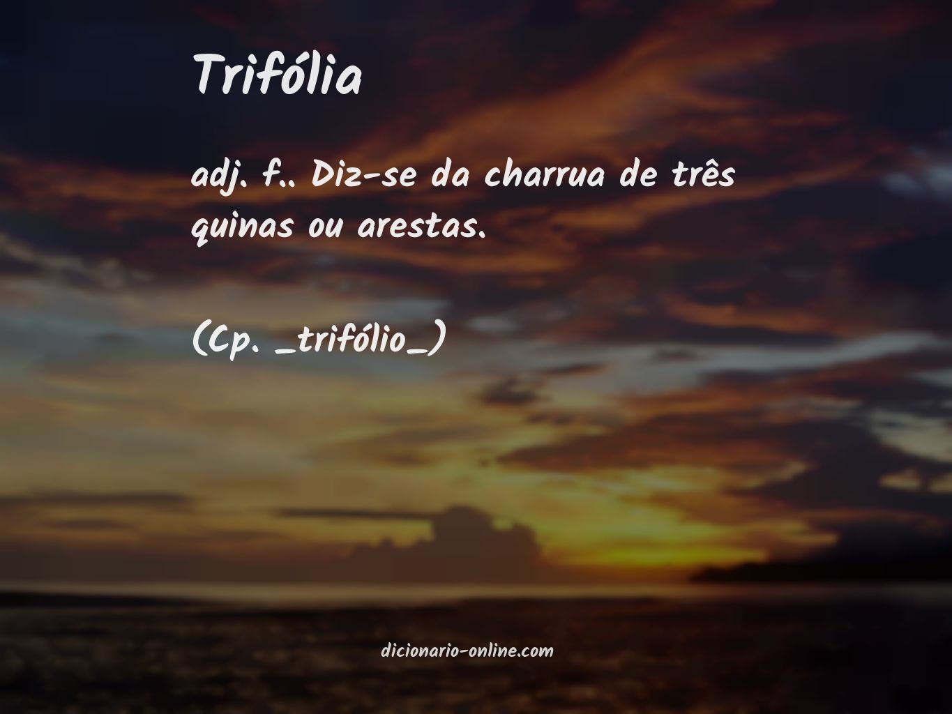 Significado de trifólia