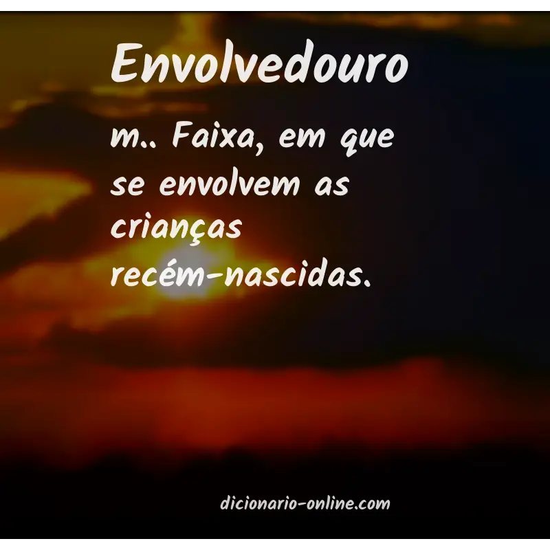 Significado de envolvedouro