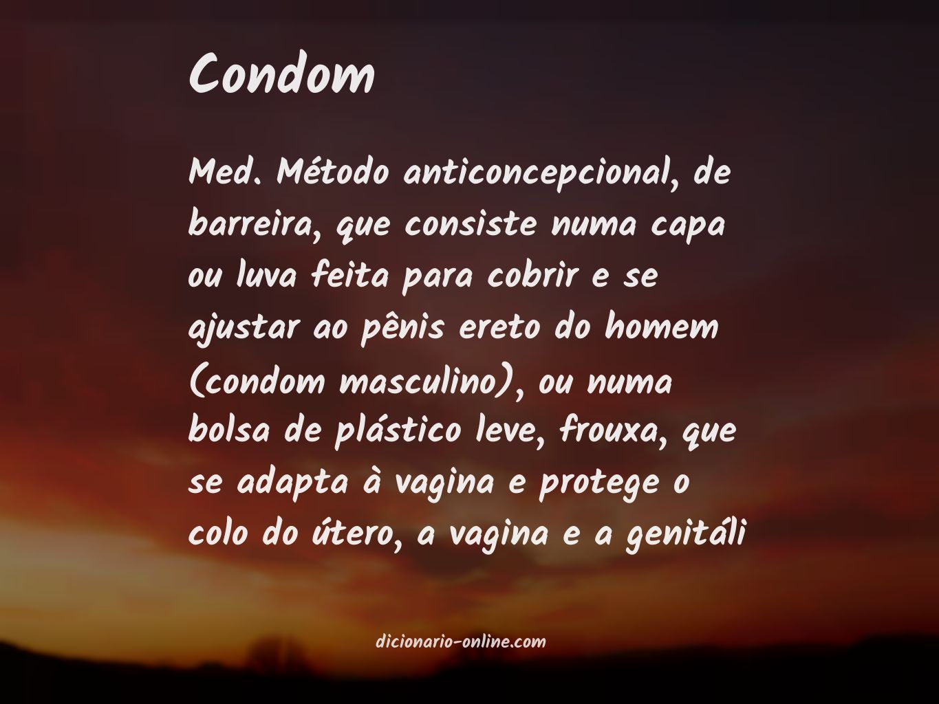 Significado de condom